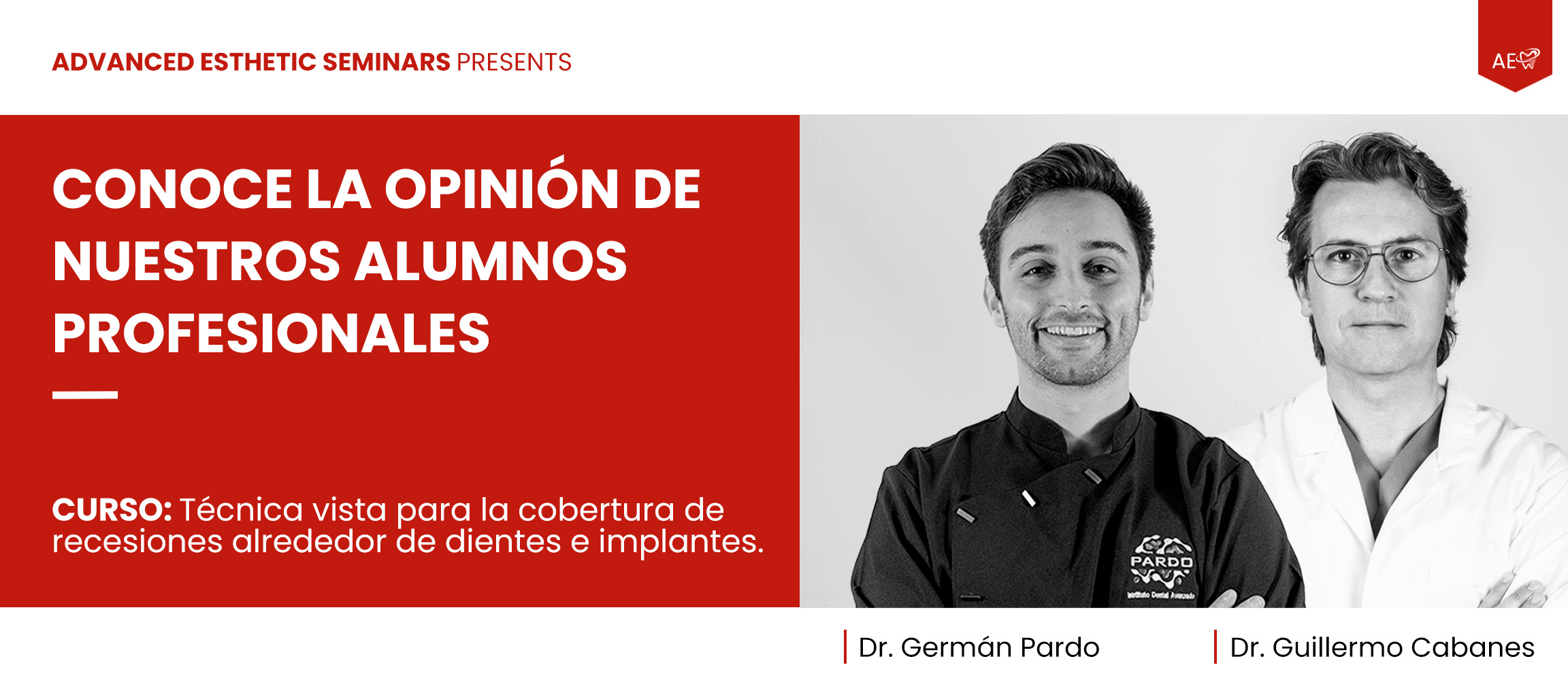 banner opiniones alumnos curso técnica vista
